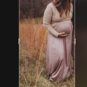 ANTHROPOLOGIE LONG-SLEEVE EYELASH MOCKABLE MIDI JUMPER DRESS